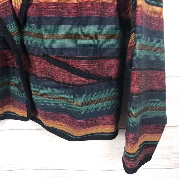 L.L. Bean Vintage Multicolored Blazer Jacket - Picture 4 of 6